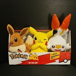 Pokemon Plush 3-pack